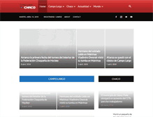 Tablet Screenshot of campolargochaco.com.ar